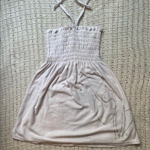 Baby phat terrycloth halter dress